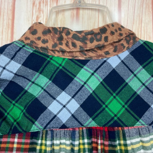 Aerie Mixed Pattern Flannel Button Up Blouse (M) - Picture 7 of 12